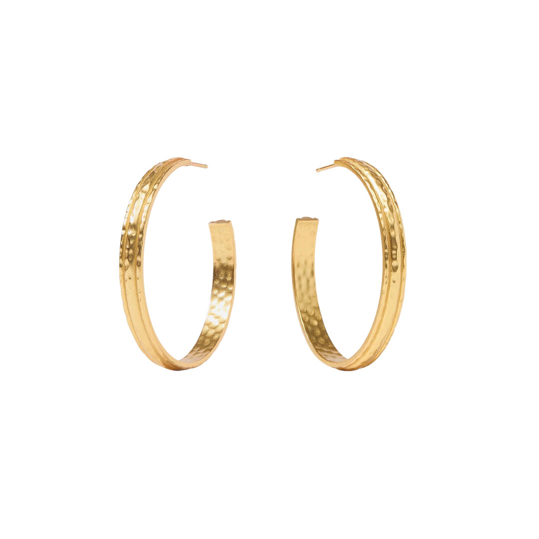 Julie Vos Madison Hoop-Gold-L