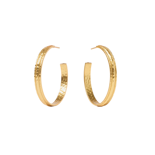 Julie Vos Madison Hoop-Gold-L