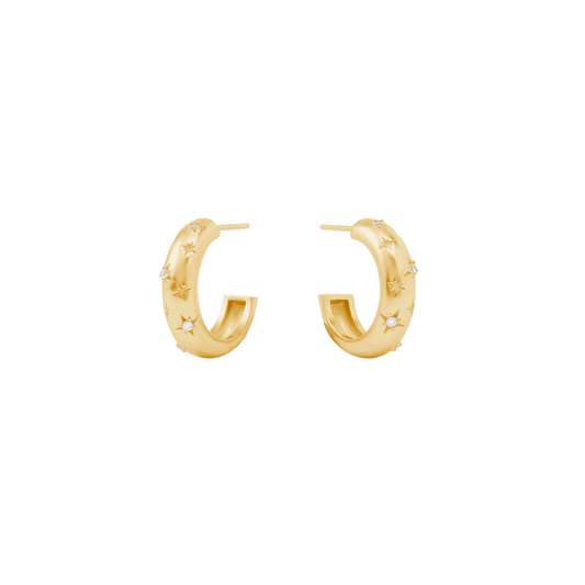 Julie Vos Luna Stone Hoop