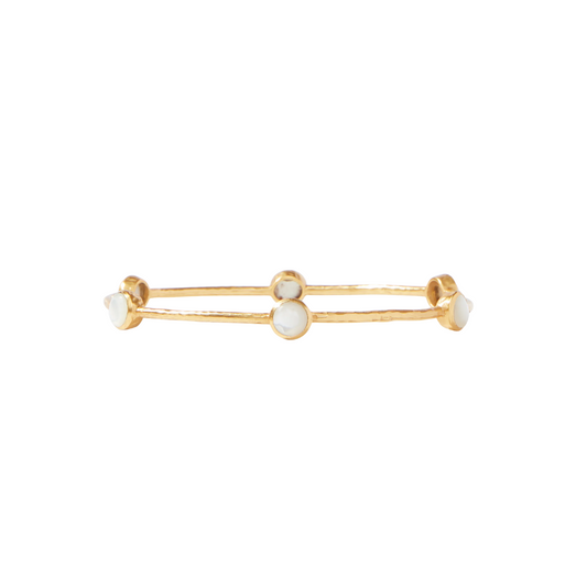 Julie Vos Milano Bangle- Mother of Pearl S