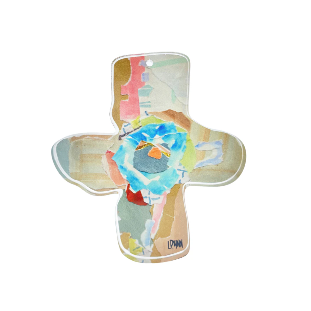 Lauren Dunn Neutral Everlasting Love Acrylic Cross