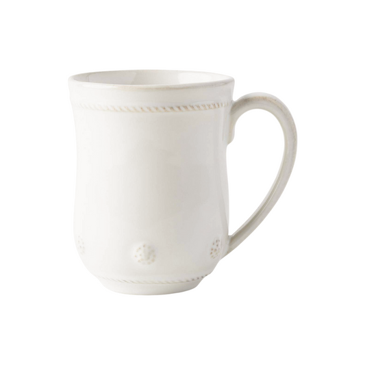 Juliska Berry & Thread Flared Whitewash Mug- Classic