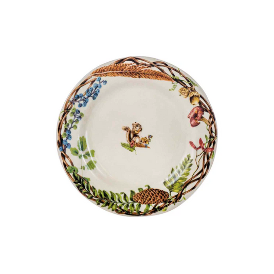 Juliska Forest Walk Salad/Dessert Plate - Squirrel