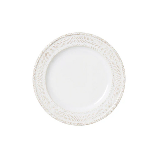 Juliska Le Panier Dessert/Salad Plate - Whitewash