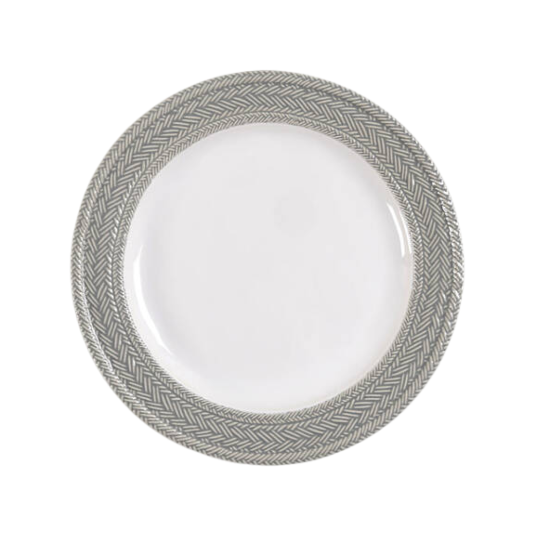 Juliska Le Panier Dinner Plate - Gray Mist