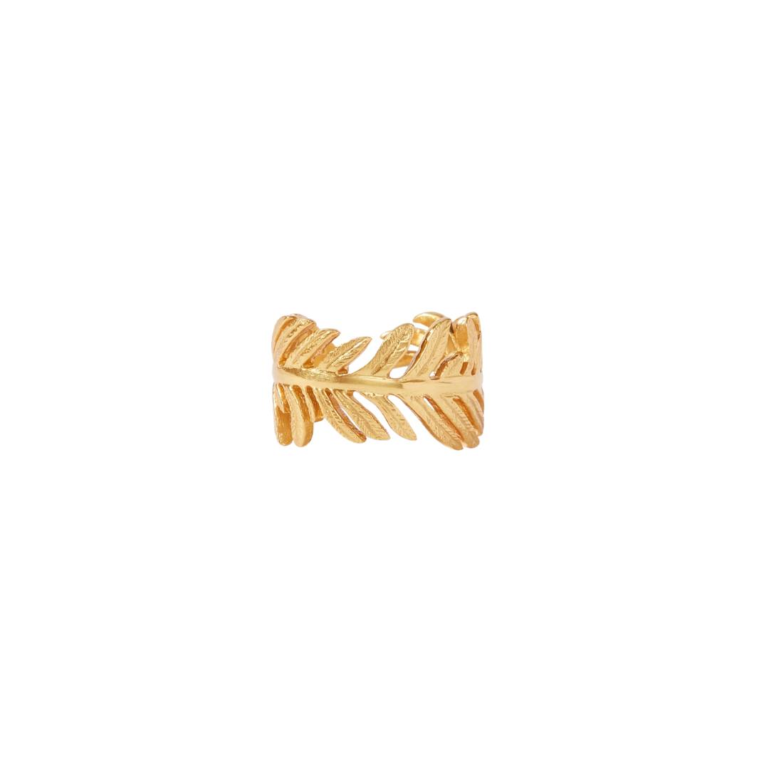 Julie Vos Fern Ring- Gold- OS