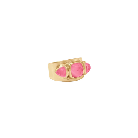 Julie Vos Aquitaine Ring - Peony Pink