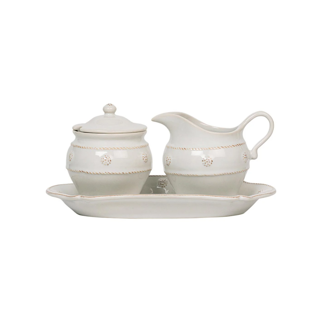 Juliska Berry & Thread Sugar and Creamer set