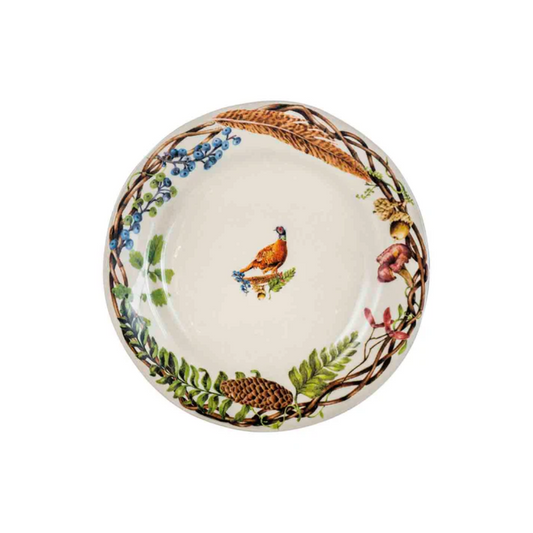 Juliska Forest Walk Salad/Dessert Plate - Pheasant