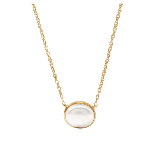 Julie Vos Nassau Solitaire Neckplace - Pearl