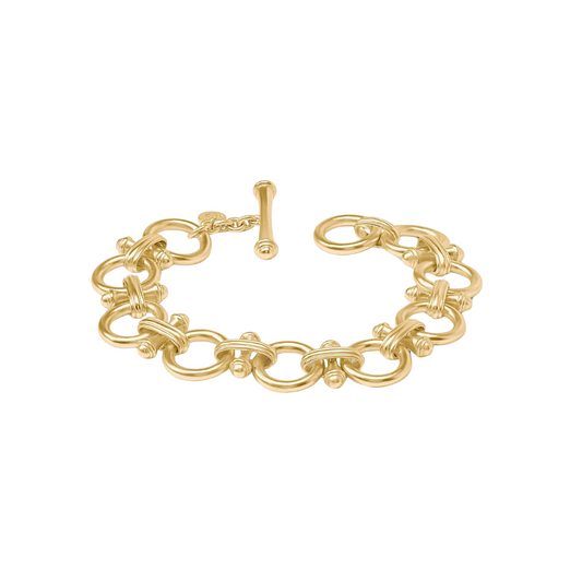 Julie Vos Bamboo Link Bracelet-OS
