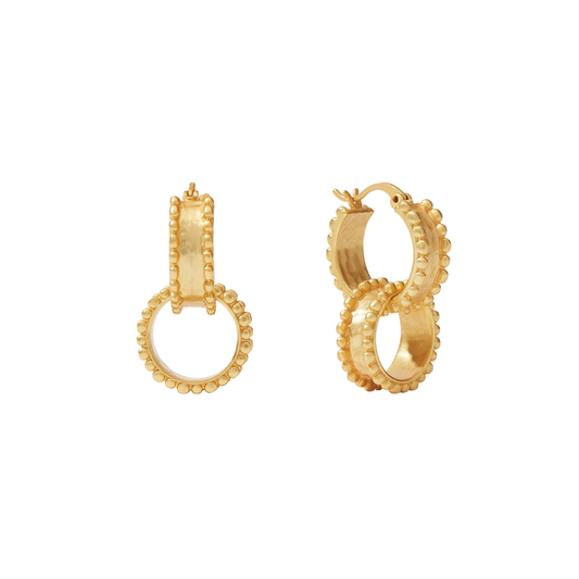 Julie Vos Marbella 2-in-1 Earring - Gold - OS