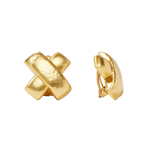 Julie Vos Catalina X Clip Gold