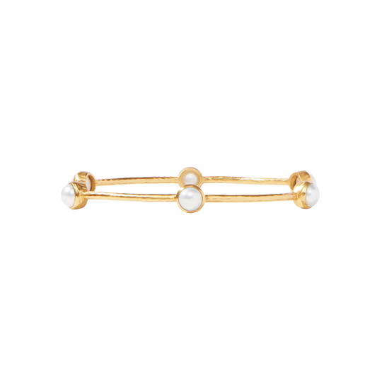 Julie Vos Milano Luxe Bangle Pearl - S