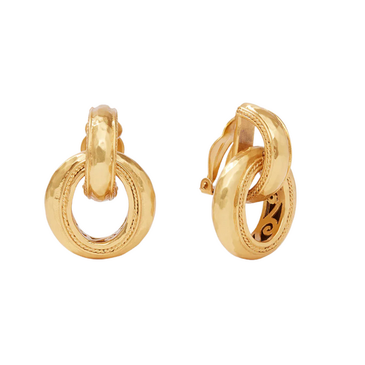 Julie Vos Cannes Doorknocker Clip- Gold- OS