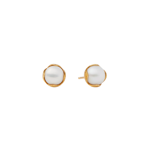 Julie Vos Penelope Stud - Small - Gold and Pearl