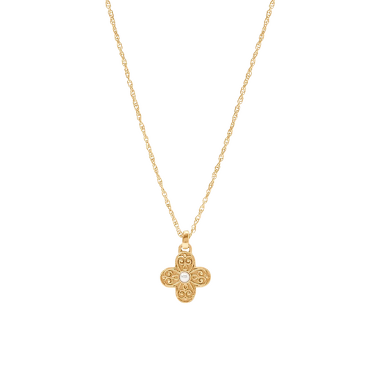Julie Vos Malta Corinth Delicate Pearl Necklace