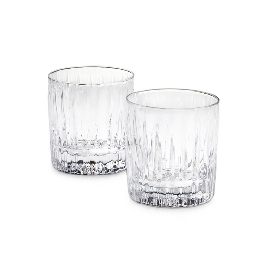 Simon Pearce Montpelier Double Old-Fashioned in a Gift Box-Set of 2