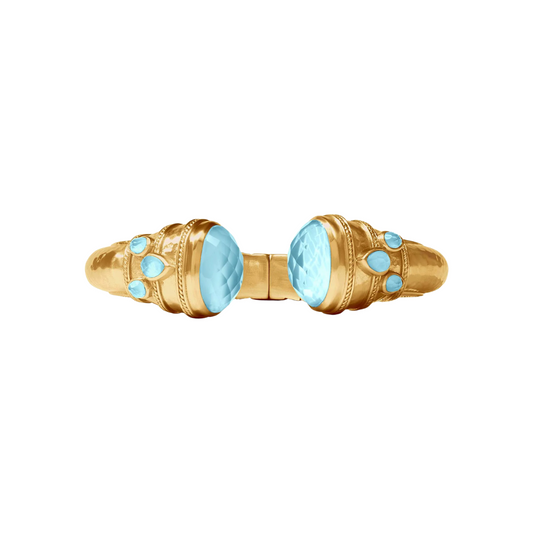Julie Vos Cannes Cuff - Iridescent Capri Blue
