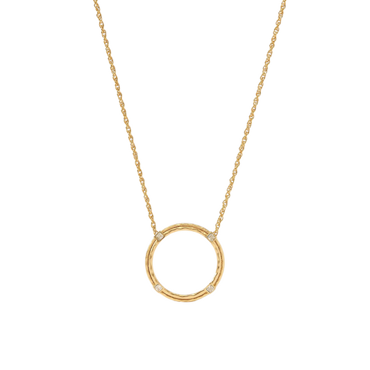 Julie Vos Astor Delicate Necklace - Gold - Cubic Zirconia - OS