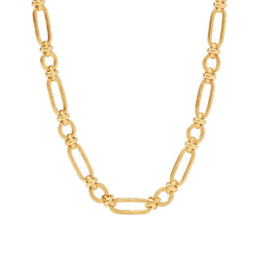 Julie Vos Ivy Link Necklace- Gold- OS