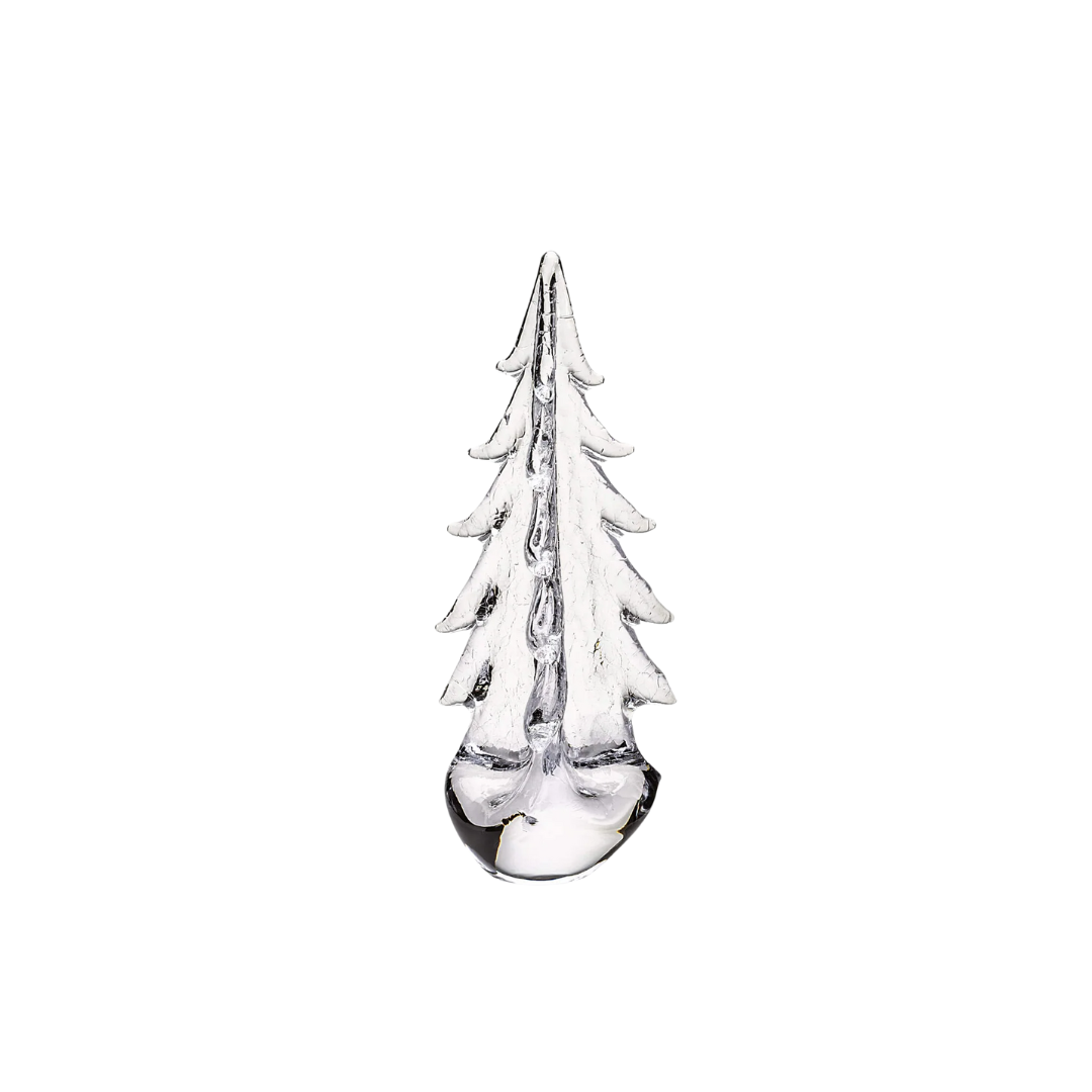 Simon Pearce Crackle Evergreen in Gift Box - 12"