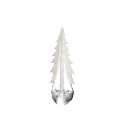 Simon Pearce Snowy Branches Evergreen in Gift Box - 16"
