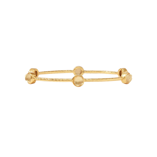 Julie Vos Milano Luxe Bangle - Gold - Iridescent Champagne - S