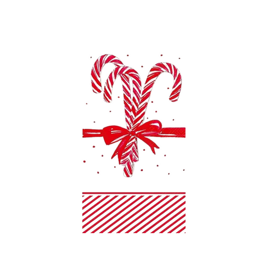 Candy Cane Guest Napkins