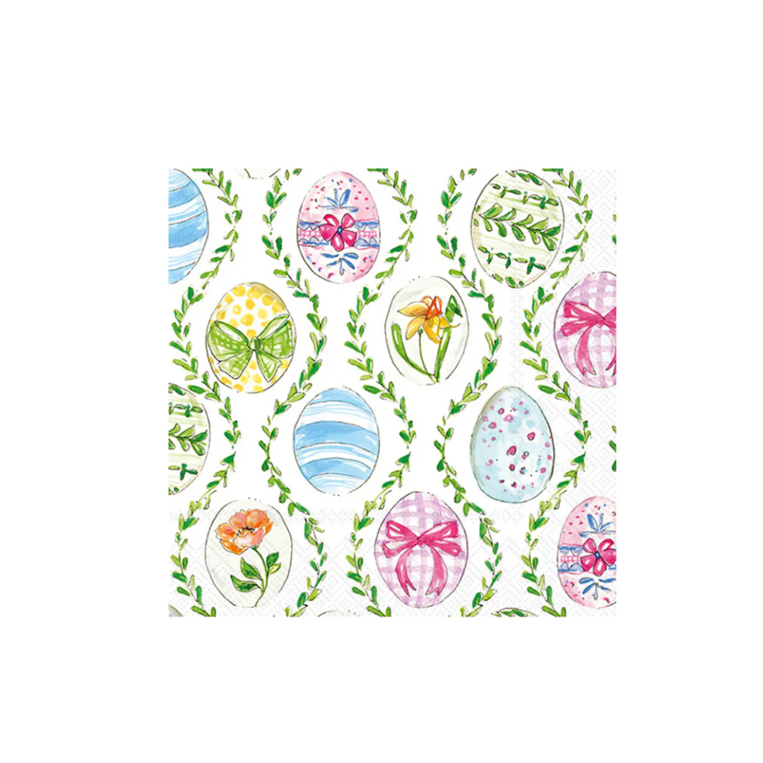 Easter Bunny Eggs Cocktail Napkins