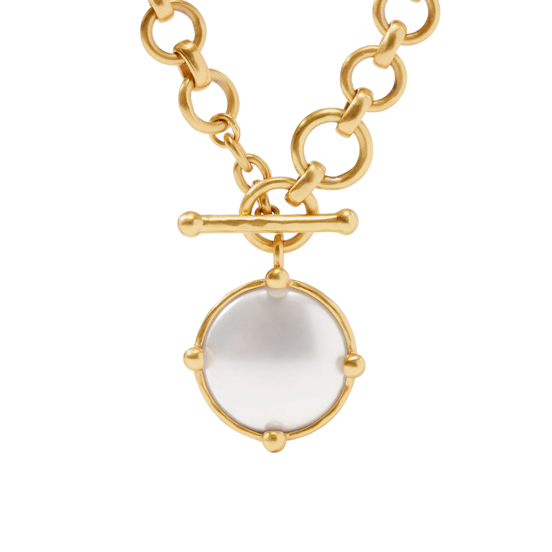 Julie Vos Honeybee Demi Necklace-Pearl-OS