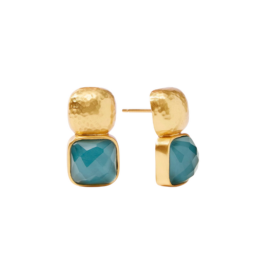Julie Vos Catalina Earring - Iridescent Montana Blue