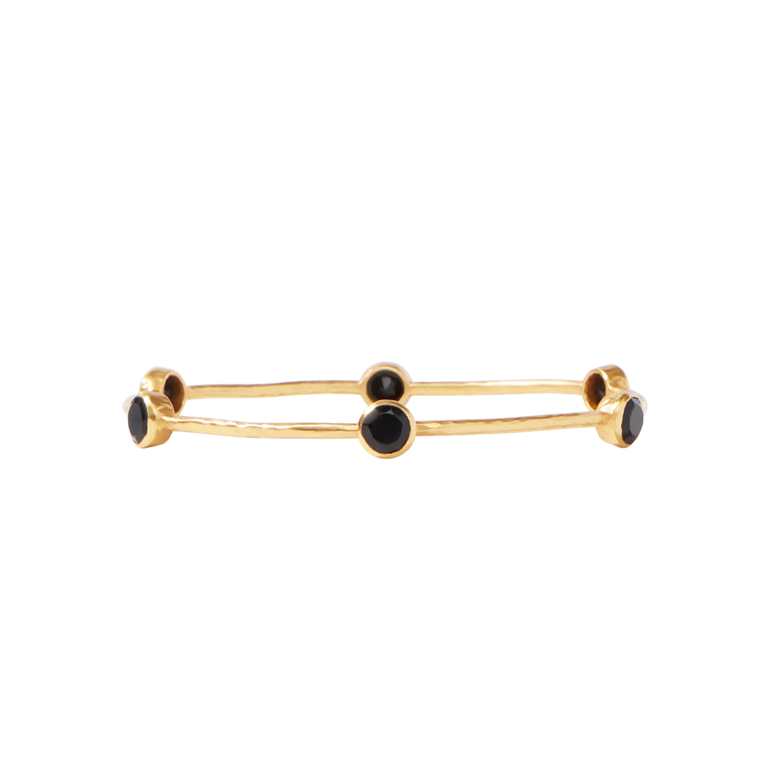 Julie Vos Milano Bangle - Obsidian Black - M