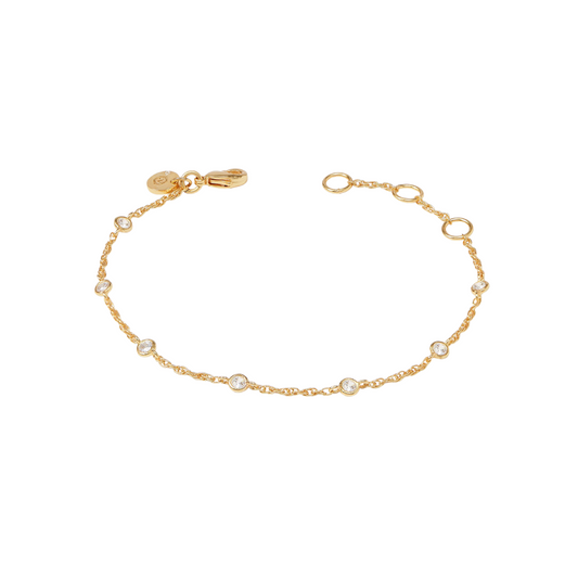 Julie Vos Celeste Delicate Bracelet - Gold - Cubic Zirconia