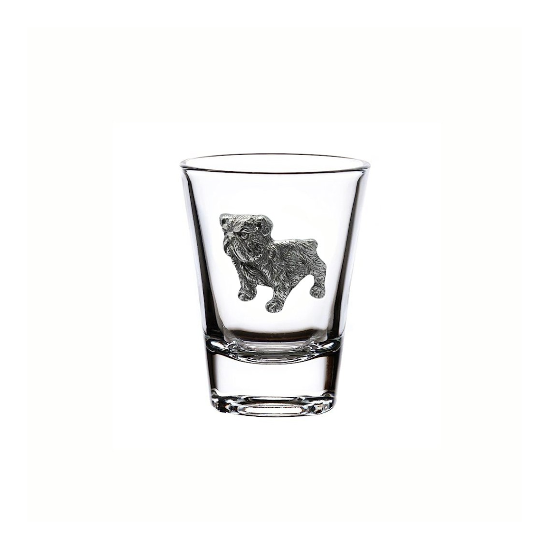 Menagerie Bulldog 2 oz Classic Shot Glass