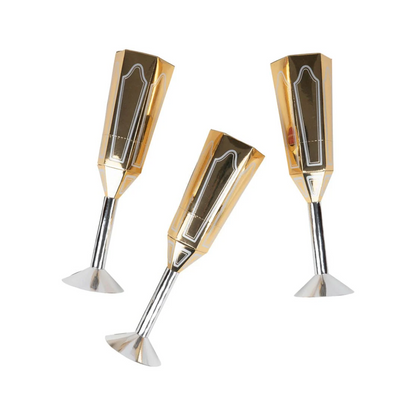 Caspari Sparkling Flutes Party Poppers