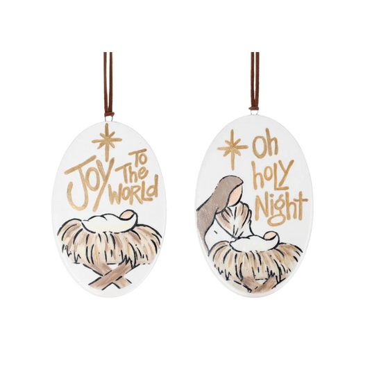 Burton and Burton Nativity Ornament