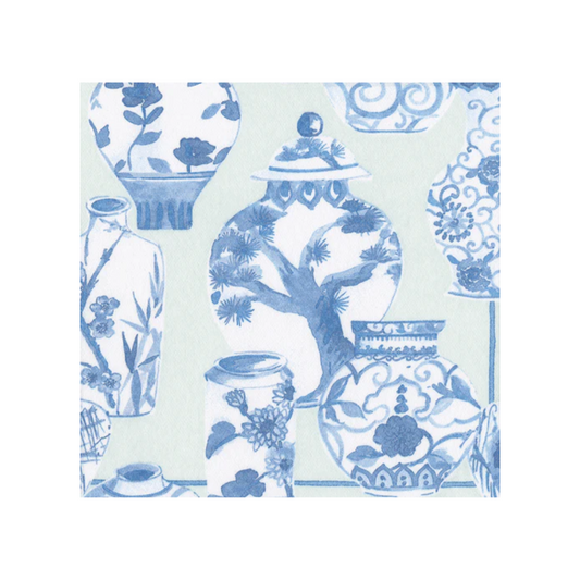 Caspari  Glazed Porcelain Cocktail Napkins