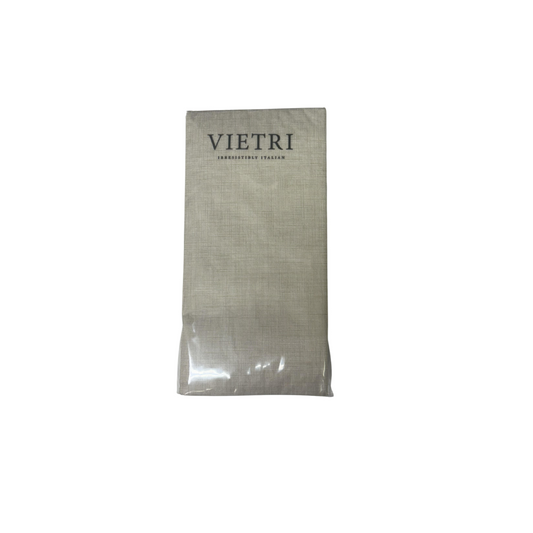 Vietri Guest Napkin- Taupe