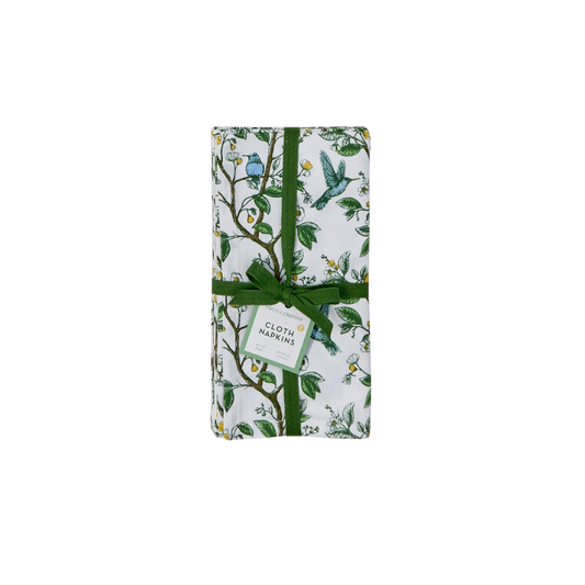 Hummingbird Cloth Napkins- Set of 4