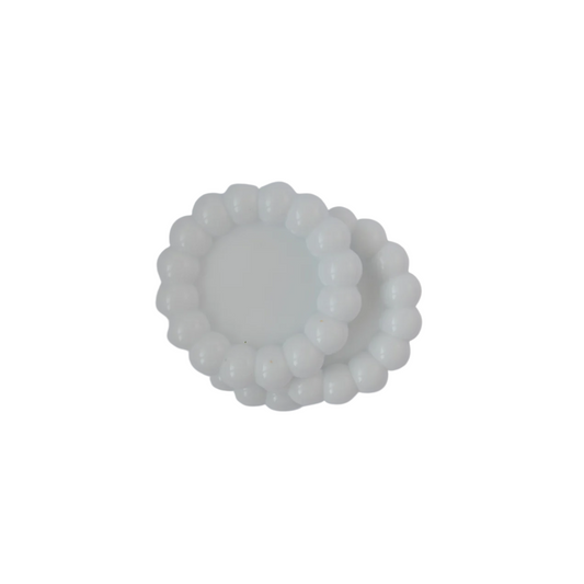 Eastwind Designs White Bubble Coaster