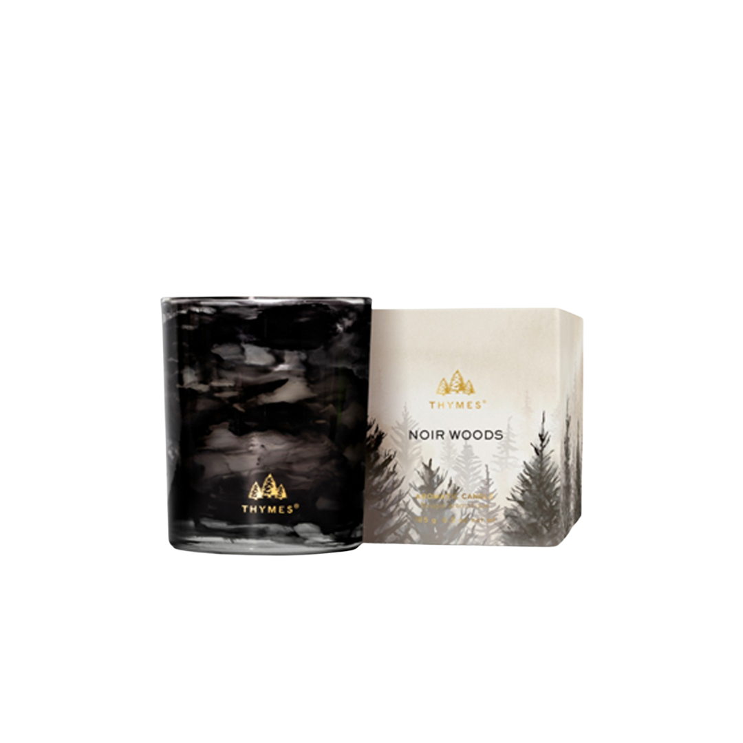 Thymes Noir Woods Boxed Candle 6.5oz