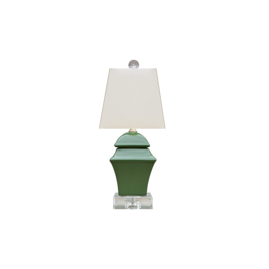Pine Green Mini Table Lamp