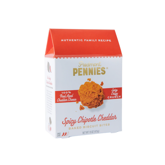 Piedmond Pennies Spicy Chipotle Cheddar Large Carton - 15oz
