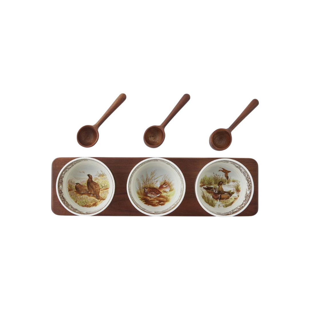 Spode Woodland 7 Piece Condiment Set