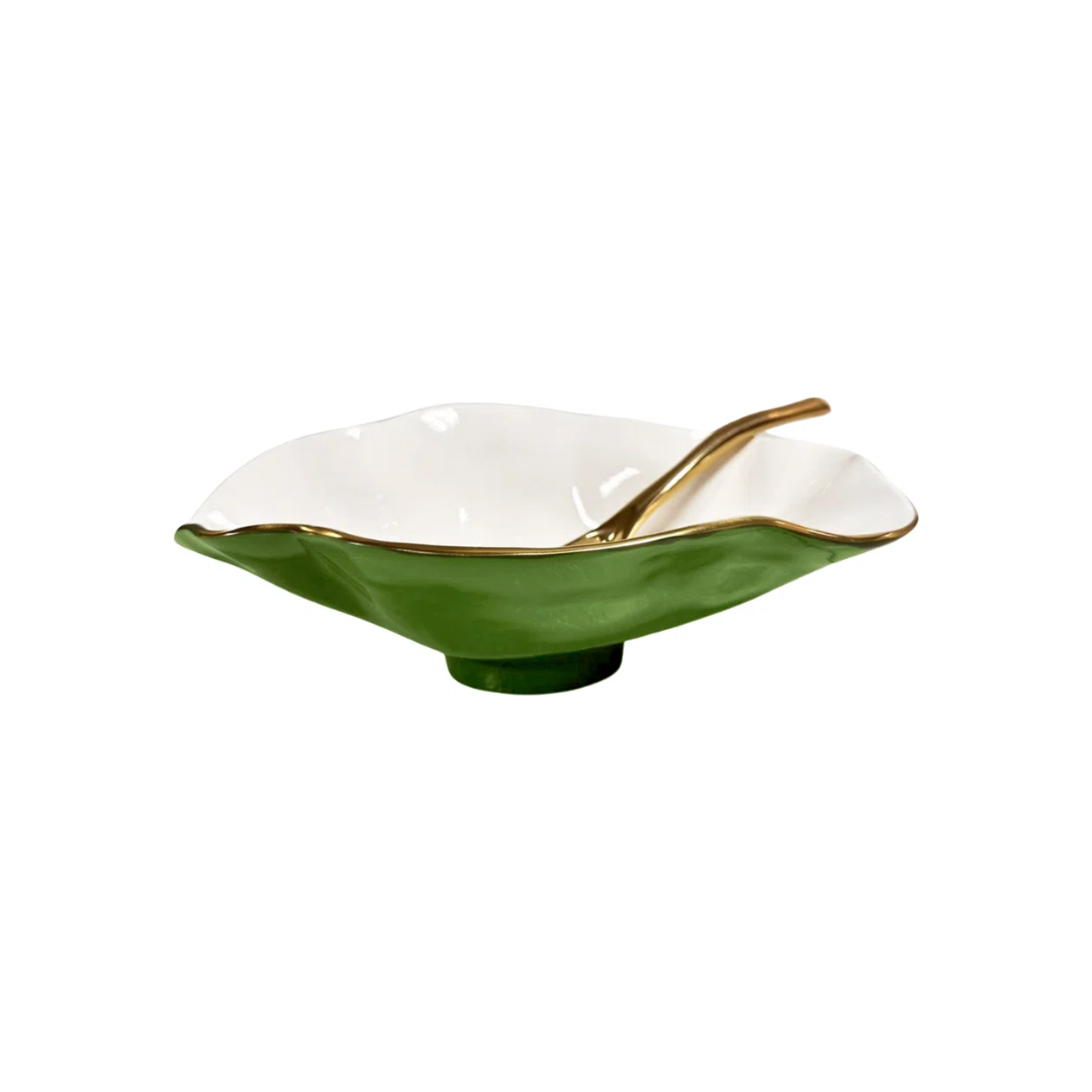 Beatriz Ball Encanto Claire Small Oval Bowl - Leaf Green