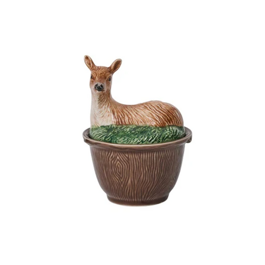 Juliska Forest Walk Deer Bowl with Lid