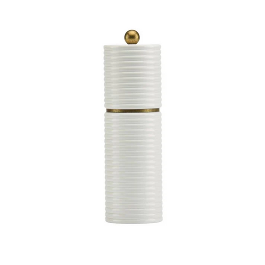 Addison Ross 18cm Salt and Pepper Grinder- White