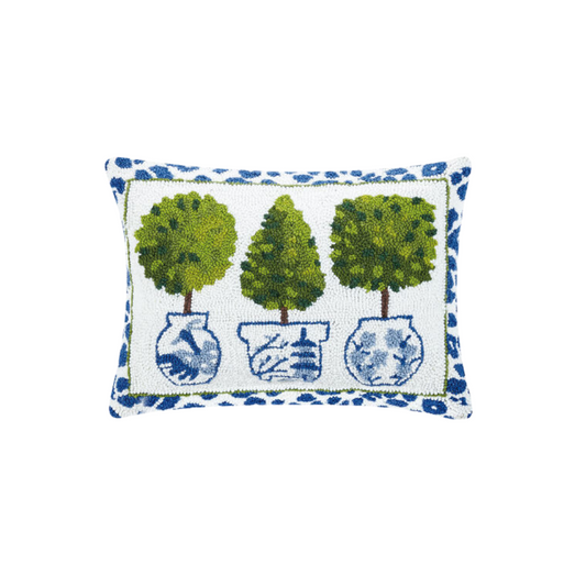 Leopard Print Topiary Pillow