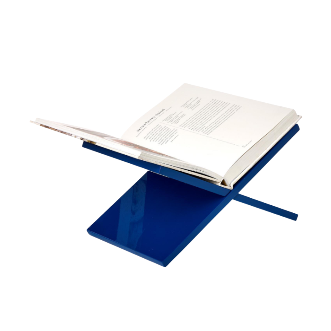 Blue Laquered Book Stand